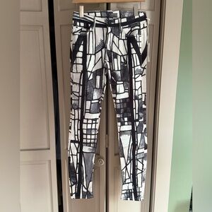 Mother "The Looker" Patterned Skinny Jeans